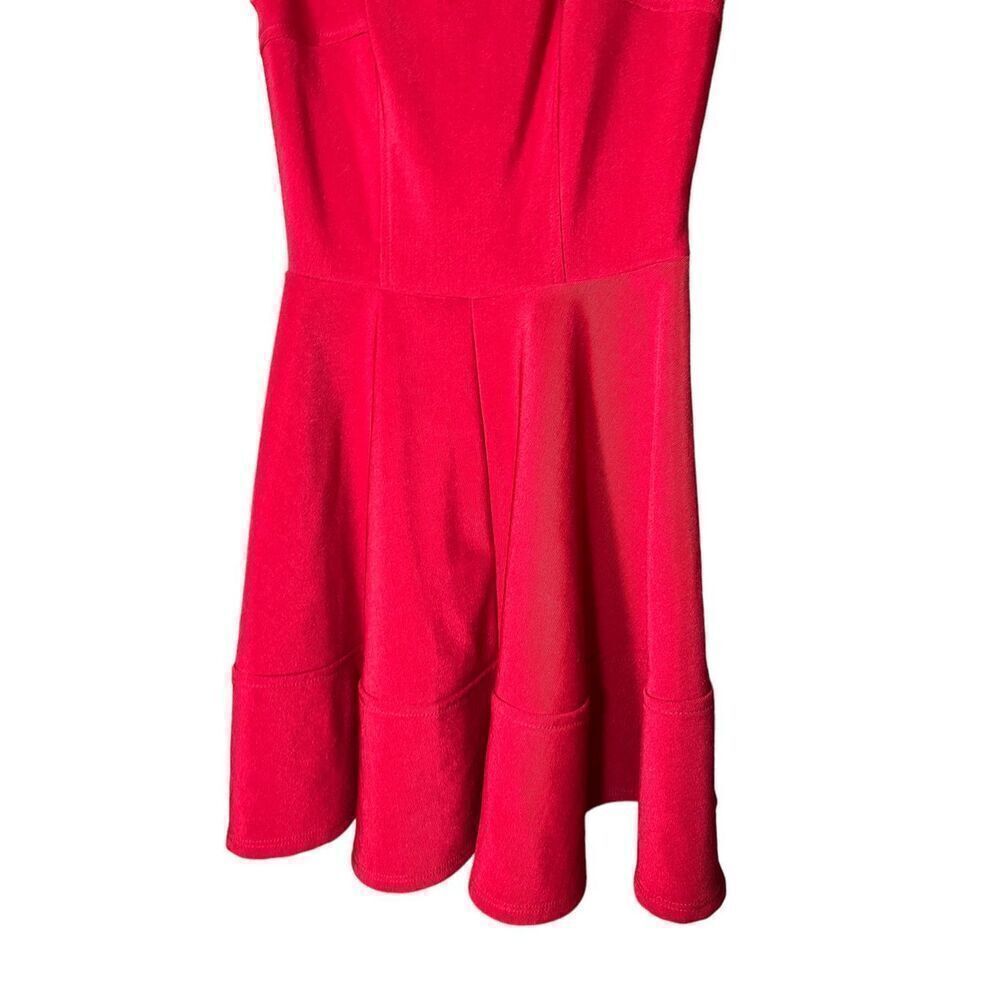 Lulus Home Before Daylight Red Square neck Sleeveless Skater Dress Size XS - Picture 3 of 7